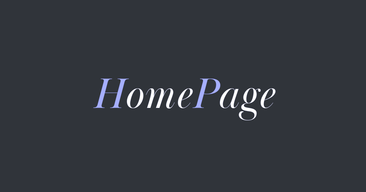 homepage